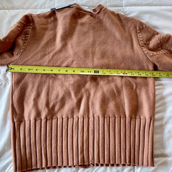 Nancy Yang Cardigan Sweater-Camel-Size Large - Picture 12 of 12